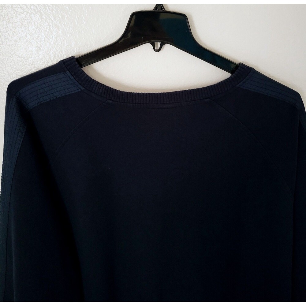 Men's Psycho Bunny Cotton Pullover Crewneck Sweater Sz 4XL Big & Tall Navy Blue - Picture 6 of 9